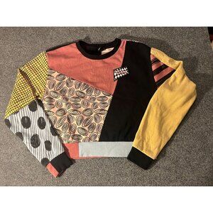 Vans X Nightmare Before Christmas Cropped Jumper Size XS